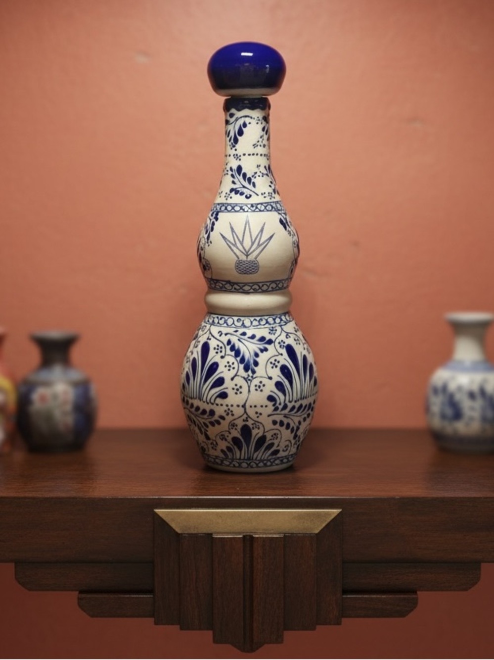 Gran Cofradia Reposado Tequila ceramic bottle decanter
Collectible